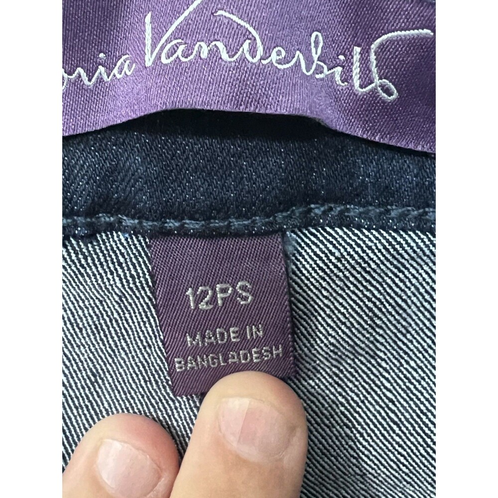 Gloria Vanderbilt Amanda Jeans NWT Women’s Portland Dark Wash Slimming GV 12 - Picture 5 of 7